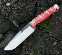 Цельнометаллический нож №2 из стали 110Х18 купить на сайте koval-knife.shop